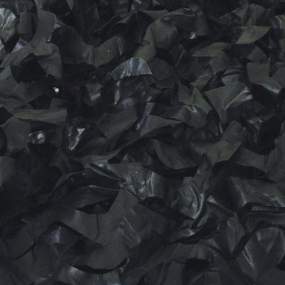 8330911N - Filet de camouflage modèle night (nuit) 600 x 300cm deux couleurs. Une face gris très foncé (antracite) / une face noire.